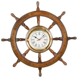 L’horloge barre de bateau