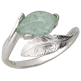 La bague en quartz vert, par l’Homme Moderne.