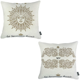 Les 2 housses de coussin..., par l’Homme Moderne.