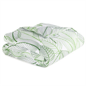 Housse de couette Basilic BlanClarence®, Couleur : Vert, Dimension : 140 x 200 cm, par l’Homme Moderne.