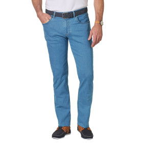 Jean denim superlight, Taille : 52, Couleur : Bleu, par l’Homme Moderne.