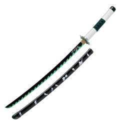 Le katana vert et blanc