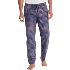 Pantalon détente carreaux, Taille : L (46/48), Couleur : Marine, par l’Homme Moderne.