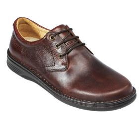 Chaussures «Grande Largeur»  Spécial Confort, Pointure : 40, Couleur : Marron, par l’Homme Moderne.