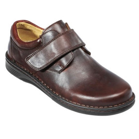 Chaussures «Grande Largeur»  Spécial Confort, Pointure : 40, Couleur : Marron, par l’Homme Moderne.