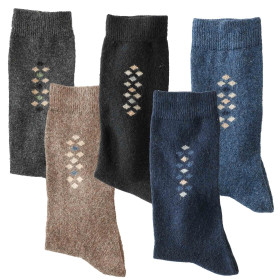 Chaussettes soie &..., Pointure : 39/42, Couleur : Multicolore, par l’Homme Moderne.