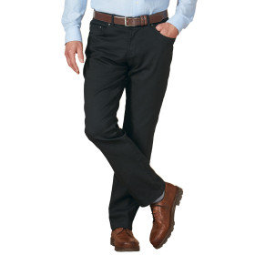 Jean extensible confort+, Taille : 42, Couleur : Noir, par l’Homme Moderne.