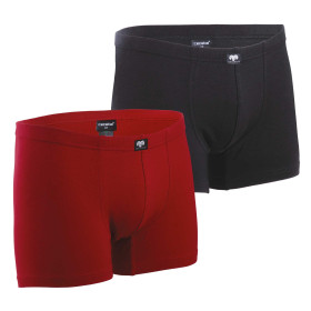 Boxers convexes - les 2, Taille : M (42/44), Couleur : Bordeaux/Noir, par l’Homme Moderne.