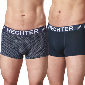 Boxers Hechter Studio - les 2, Couleur : Marine, Taille : M (3), par l’Homme Moderne.