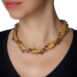 Collier rivière de perles...