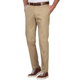 Pantalon Chino "sur-mesure"..., Taille : 42, Couleur : Beige, par l’Homme Moderne.