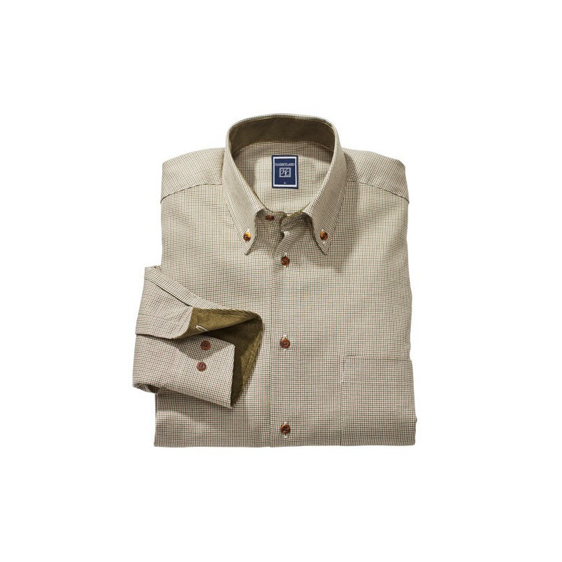 Chemise Carreaux Harryland Pied de poule