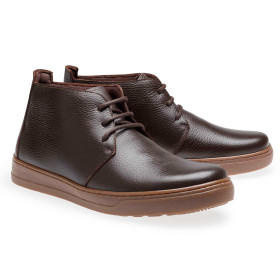 Boots lacées Diabet Care, Pointure : 39, Couleur : Marron, par l’Homme Moderne.