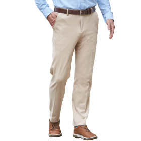 Pantalon chic & confort, Taille : 42, Couleur : Beige, par l’Homme Moderne.