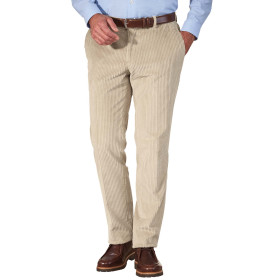 Pantalon velours puebla, Taille : 40, Couleur : Beige, par l’Homme Moderne.