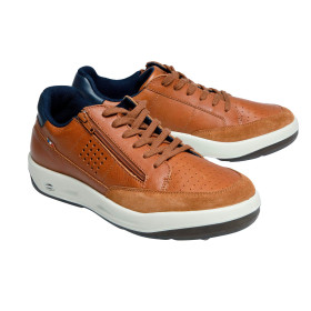 Baskets TBS zippées, Pointure : 40, Couleur : Marron, par l’Homme Moderne.