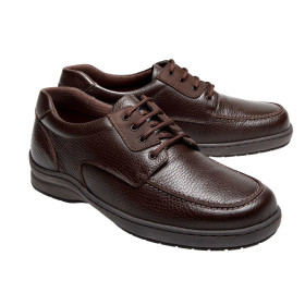 Derbys lacés pieds sensibles, Pointure : 39, Couleur : Marron, par l’Homme Moderne.