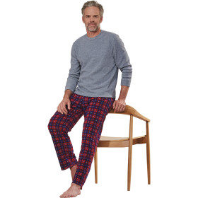 Pyjama polaire, Tour de poitrine : M (96/100), Couleur : Multicolore, par l’Homme Moderne.