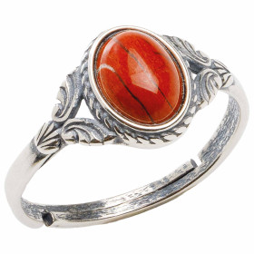 La bague jaspe rouge, par l’Homme Moderne.