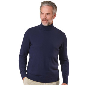 Pull col roulé Prestige..., Tour de poitrine : M (96/100), Couleur : Navy, par l’Homme Moderne.