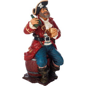 Pirate et sa bouteille, par l’Homme Moderne.