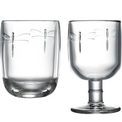 Lot Verres libellules