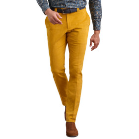 Pantalon velours milleraies, Taille : 40, Couleur : Safran, par l’Homme Moderne.