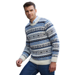 Pull jacquard Nordic