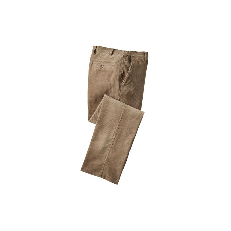 Pantalon Velours Confort Camel