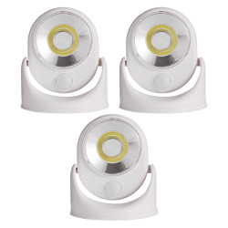 Spot LED COB sans fil - les 3