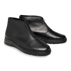 Boots fourrées laine, Pointure : 41, Couleur : Noir, par l’Homme Moderne.