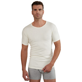 Tee-shirt thermiques - les 2, Tour de poitrine : XL (112/116), Couleur : Blanc, par l’Homme Moderne.