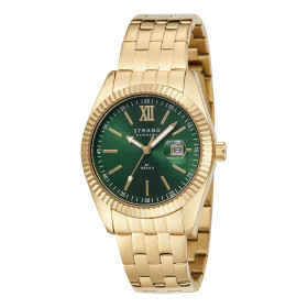 Montre homme à cadran vert, par l’Homme Moderne.