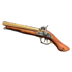 Pistolet à double barillet, par l’Homme Moderne.