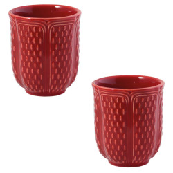 Lot de 2 tasses rubis