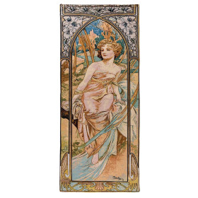 Tapisserie Mucha - L’éveil..., par l’Homme Moderne.