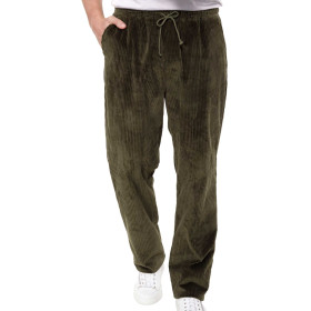 Pantalon velours confort+, Taille : M (42/44), Couleur : Kaki, par l’Homme Moderne.