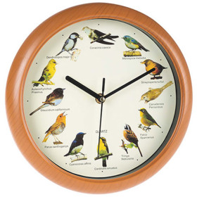 Horloge “ chants d’oiseaux ”, par l’Homme Moderne.