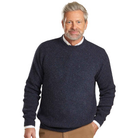 Pull laine & soie Toscani, Tour de poitrine : M (96/100), par l’Homme Moderne.