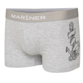 Boxer Mariner® Gris, Taille : M (42/44), Couleur : Gris, par l’Homme Moderne.