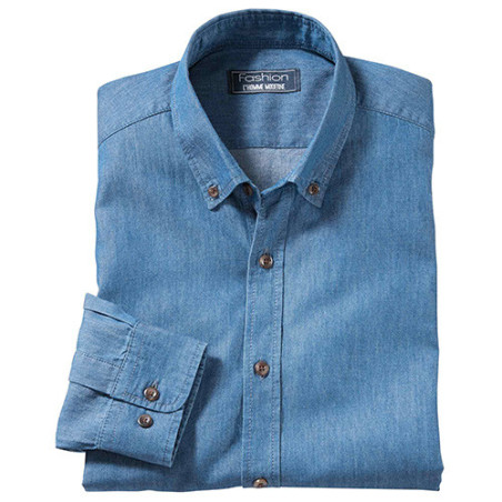 Chemise Denim Fashion Homme