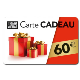 Carte cadeau 60 Euros, par l’Homme Moderne.