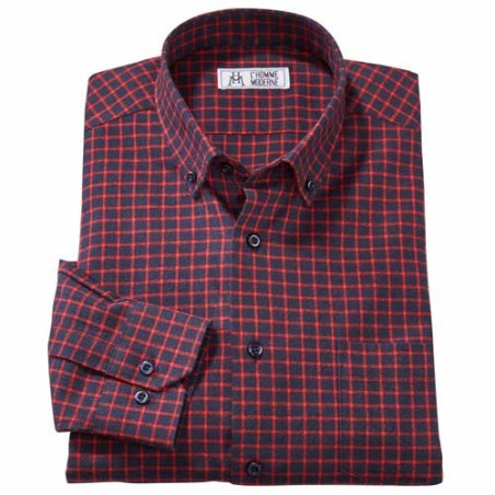 Chemise carreaux flanelle