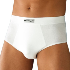 Slips Mode Line - les 3, Taille : M (42/44), Couleur : Blanc, par l’Homme Moderne.