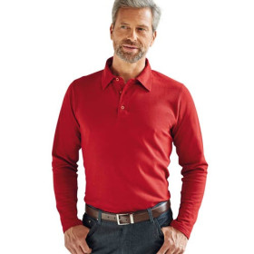 Polo maille piquée, Taille : 3XL, Couleur : Brique, par l’Homme Moderne.