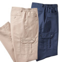 Pantalons «battle» microfibre - les 2