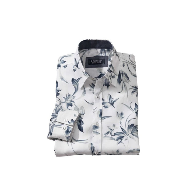 Chemise Blue Flower