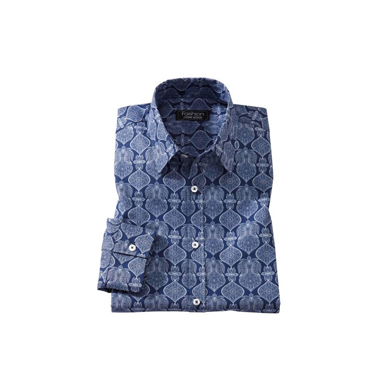 Chemise Bleu Cachemire