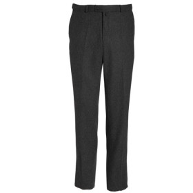 Pantalon flanelle extensible, Taille : 42, Couleur : Noir, par l’Homme Moderne.