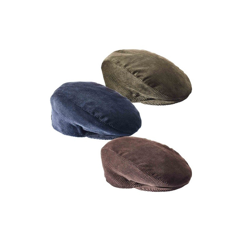 Casquettes velours - les 3 (de même taille)